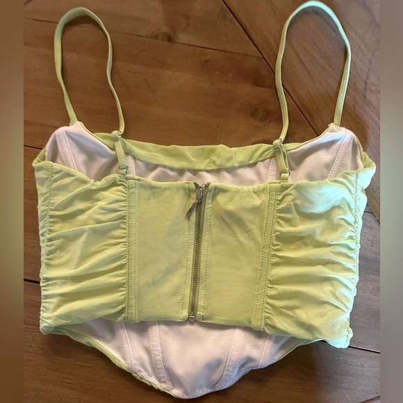 WHITE FOX LIME  GREEN BUSTIER - Picture 4 of 4